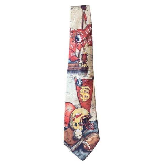 Eagle Wing Other - Eagles Wing Men Neck Tie 60" Florida State College Football Office College 80s